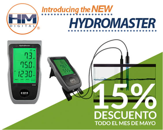 HYDROMASTER HM-500 (ºC/ºF,PH,EC,TDS)