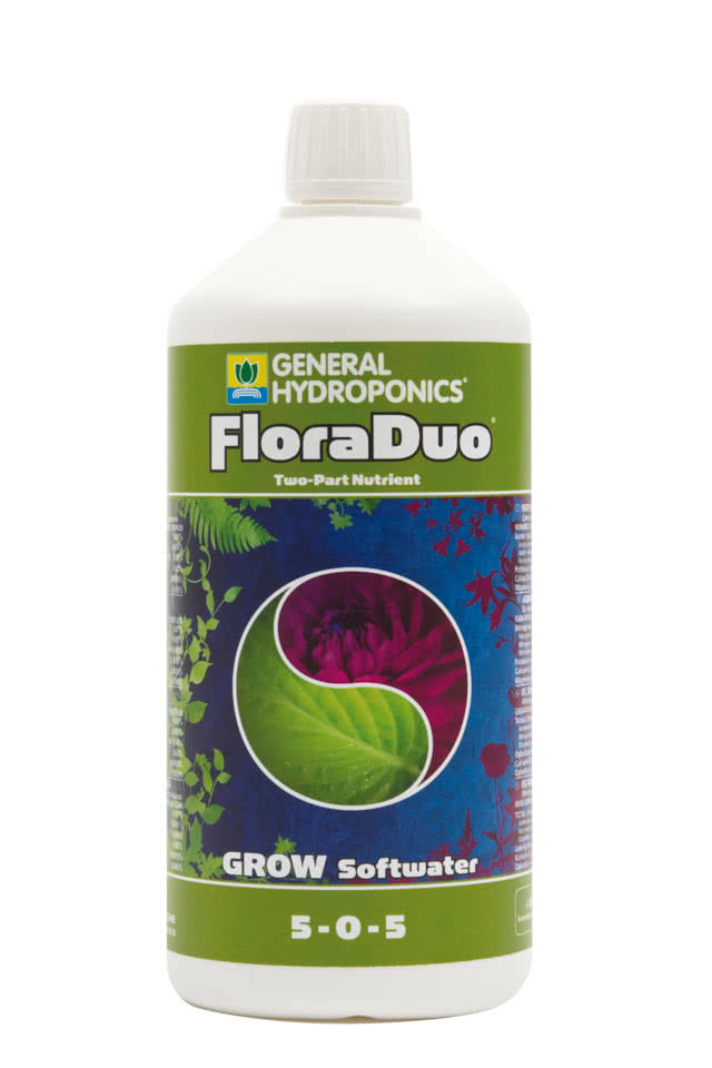 FLORADUO GROW AGUA BLANDA 0.5 L GHE
